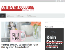 Tablet Screenshot of antifa-ak.org